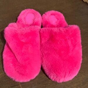 Fluffy Pink Slippers
